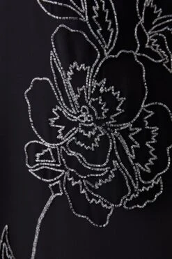 Coast Premium Beadwork Floral Midi Dress -Coast bcc04072 black xl 4