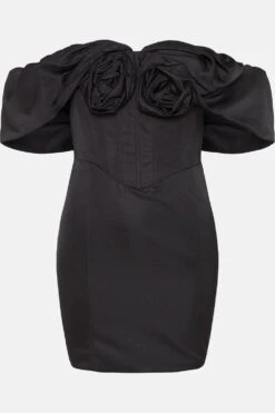 Coast Julie Kuyath Flower Bodice Mini Dress -Coast bcc04237 black xl 3