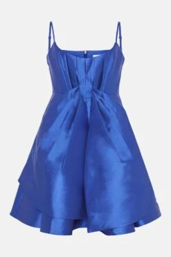 Coast Julie Kuyath Boned Bodice Bow Front Mini Dress -Coast bcc04238 cobalt xl 3
