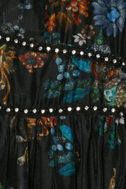 Coast Julie Kuyath Diamante Trim Organza Balloon Sleeve Midi Dress -Coast bcc04239 black xl 4 scaled