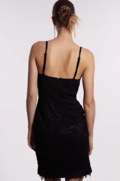 Coast Premium Corset Lace Mini Dress -Coast bcc04255 black xl 2 scaled