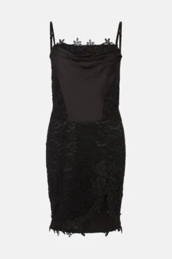 Coast Premium Corset Lace Mini Dress -Coast bcc04255 black xl 3