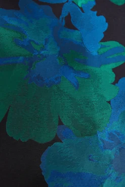 Coast Wrap Bardot Jacquard Skirt Midi Dress -Coast bcc04485 blue xl 5 scaled