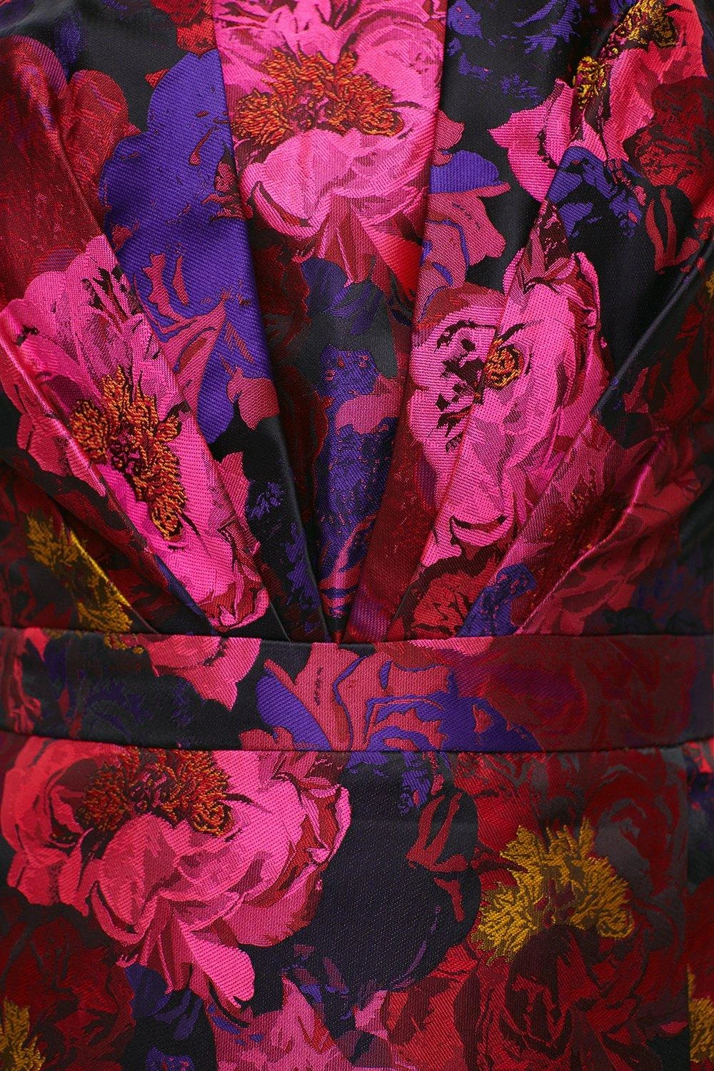 Coast Jacquard Pleat Bodice Pencil Dress 5 Coast Jacquard Pleat Bodice Pencil Dress - Image 5