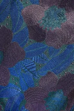 Coast Plunge Neck Premium Jacquard Midi Dress -Coast bcc04605 multi xl 5