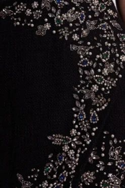 Coast Tweed Strapless Mini Dress With Embellishment -Coast bcc04663 black xl 5 scaled