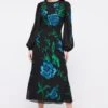 Coast Petite Blooming Marigold Embroidered Dress