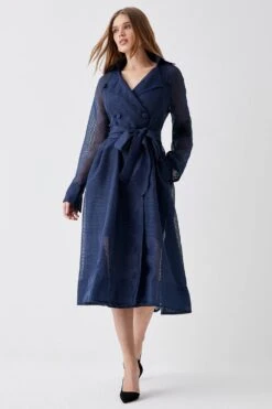 Coast Organza Trench Dress