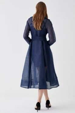 Coast Organza Trench Dress -Coast bcc04671 navy xl 2