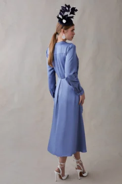Coast Midi Satin Wrap Dress With Bow Detail 9 Coast Midi Satin Wrap Dress With Bow Detail -Coast bcc04730 blue xl 4 scaled