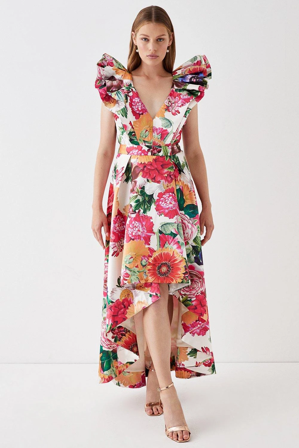 Coast Twill Printed Midi Dress 1 Coast Twill Printed Midi Dress