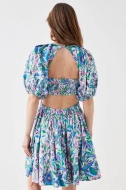 Coast Alexandra Farmer Corset Top Mini Dress -Coast bcc04929 blue xl 2