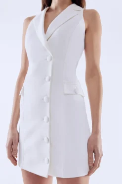 Coast Halter Waistcoat Tailored Mini Dress 7 Coast Halter Waistcoat Tailored Mini Dress -Coast bcc05029 ivory xl 2 scaled