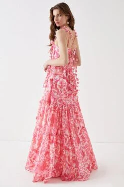 Coast Alexandra Farmer 3d Floral Structured Bodice Maxi Dress -Coast bcc05270 multi xl 3