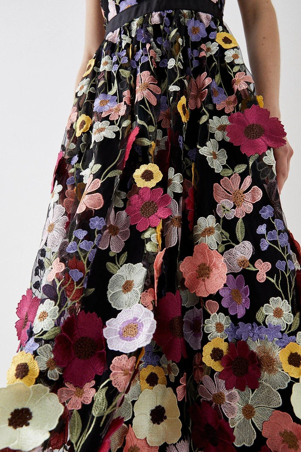 Coast 3d Floral Cami Midi Dress 2 Coast 3d Floral Cami Midi Dress - Image 2