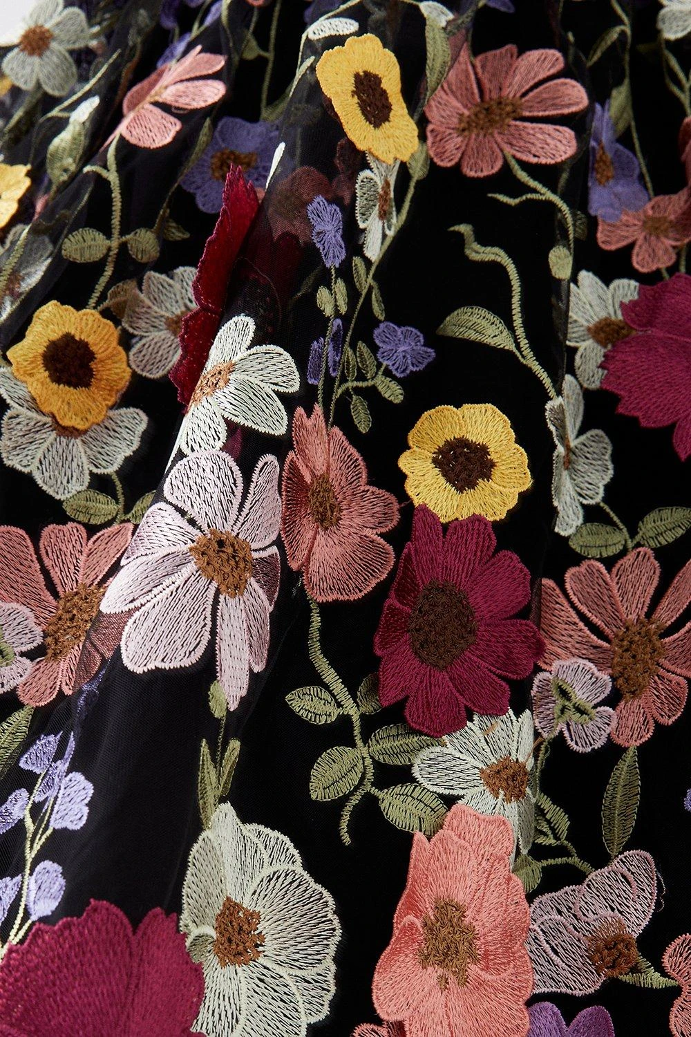 Coast 3d Floral Cami Midi Dress 4 Coast 3d Floral Cami Midi Dress - Image 4