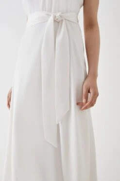 Coast Premium Halter Neck Belted Midi Dress -Coast bcc05483 ivory xl 2