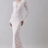 Coast Long Sleeve Boho Lace Keyhole Wedding Dress