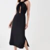 Coast Twist Neck Midi Dress