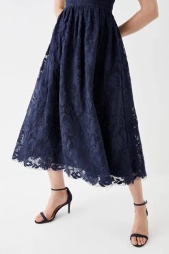 Coast Lace Midi Dress -Coast bcc05818 navy xl 2