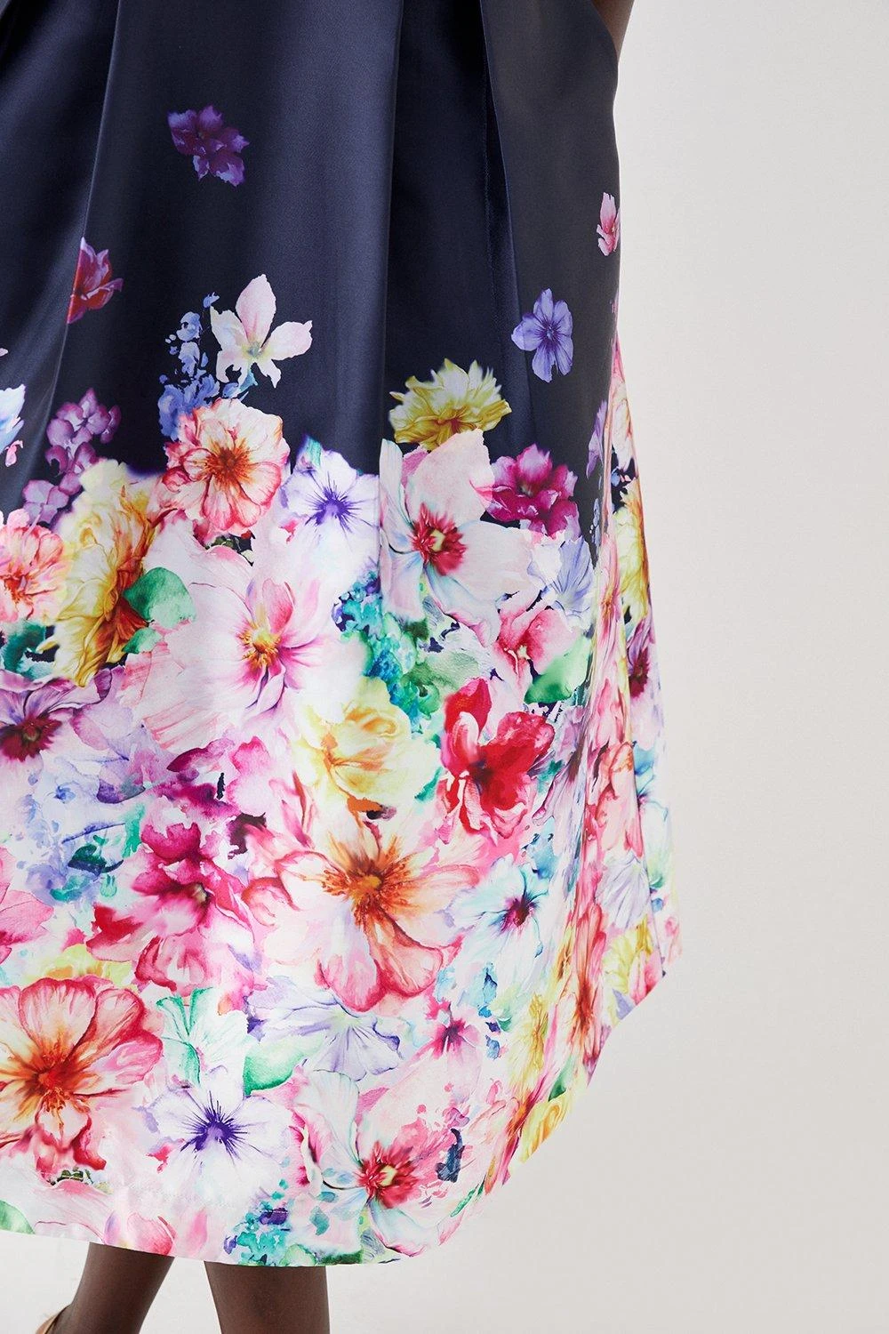 Coast Midi Dress With Ponte Top 2 In 1 Twill Skirt 4 Coast Midi Dress With Ponte Top 2 In 1 Twill Skirt - Image 4