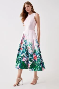 Coast Cross Back Twill Dress